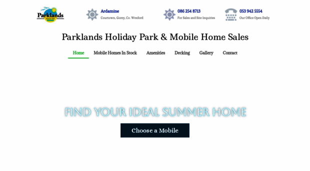 parklandsmobilehomes.ie