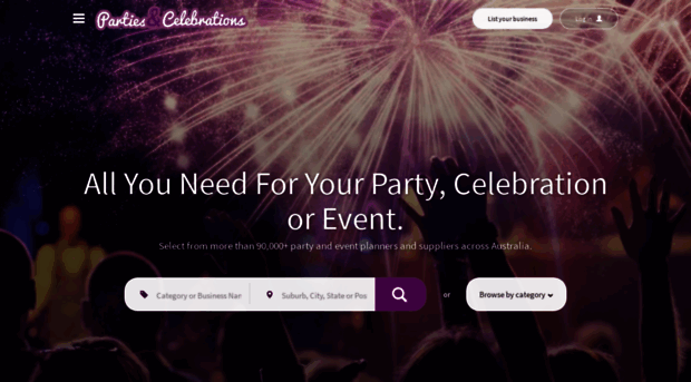 partiesandcelebrations.com.au