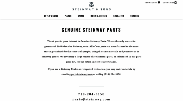 parts.steinway.com