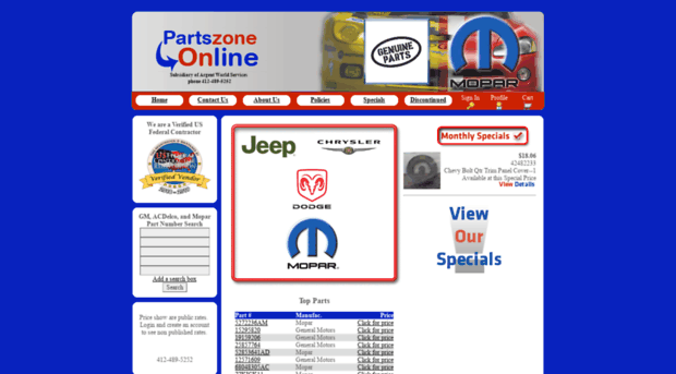 partszoneonline.com