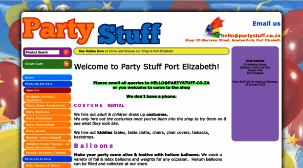 partystuff.co.za