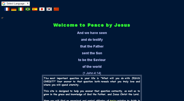peacebyjesus.witnesstoday.org