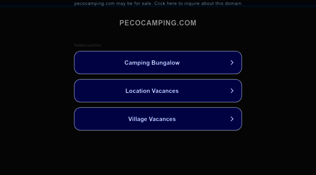 pecocamping.com