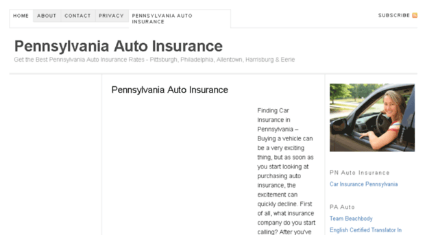 pennsylvaniaautoinsurancerate.com