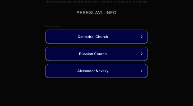 pereslavl.info