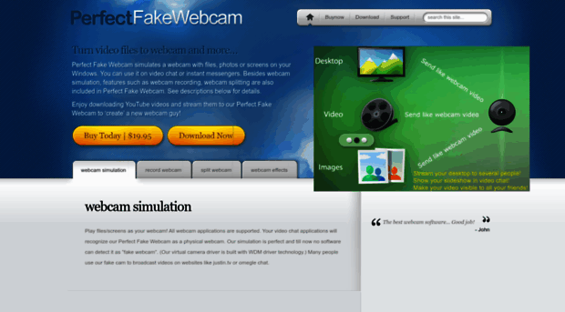perfectfakewebcam.com