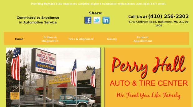 perryhallautorepairandtires.com