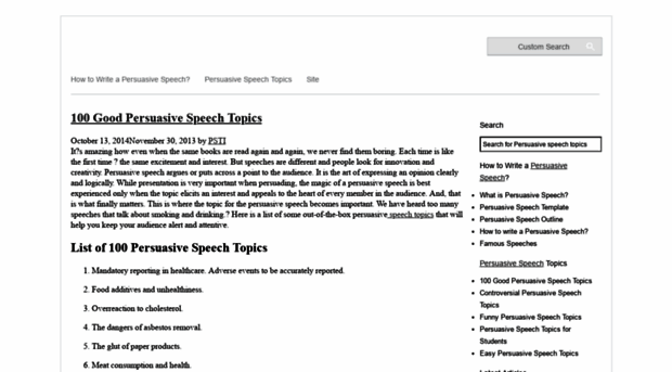 persuasivespeechideas.org