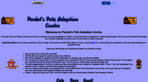 petz-adoptions.dostweb.com