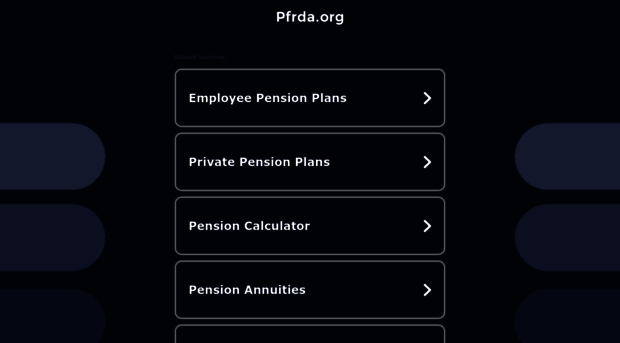 pfrda.org