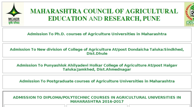 pg.maha-agriadmission.in