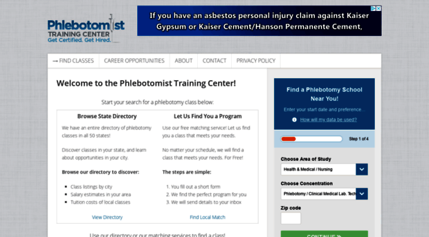 phlebotomisttrainingcenter.com