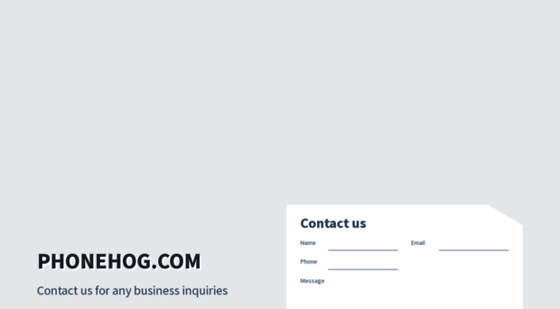 phonehog.com