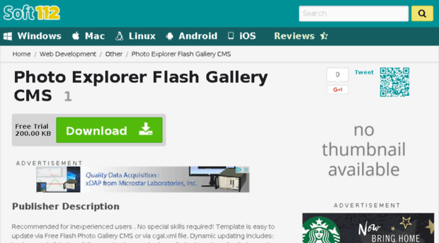 photo-explorer-flash-gallery-cms.soft112.com
