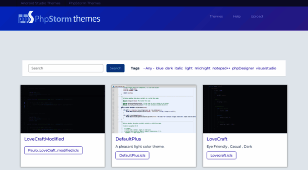 phpstorm-themes.com