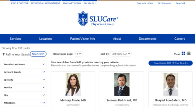 physicians.slucare.edu