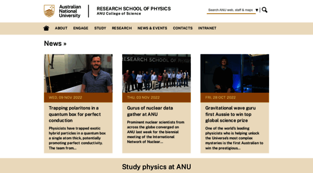 physics.anu.edu.au