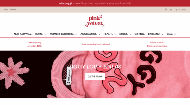 pinkvelvetboutique.com.au