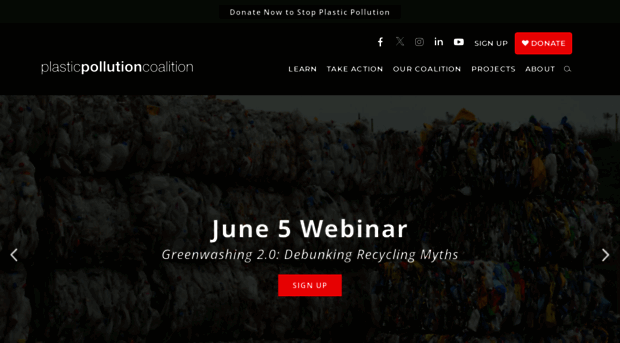 plasticpollutioncoalition.org