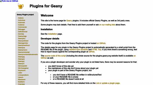 plugins.geany.org