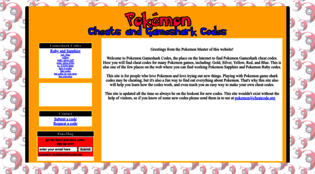 pokemon.cheatcode.org