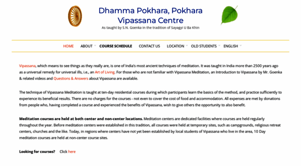 pokhara.dhamma.org