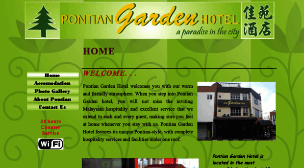 pontiangardenhotel.com
