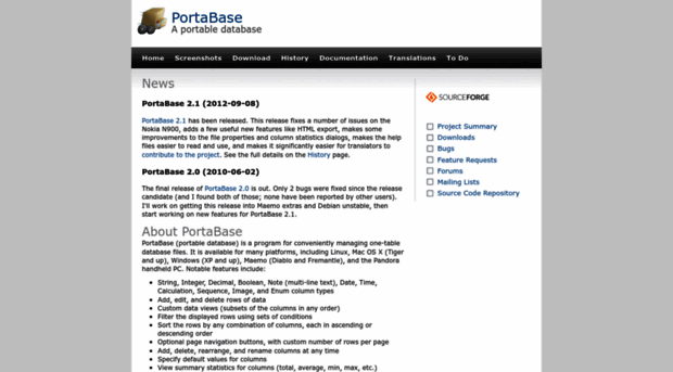 portabase.sourceforge.net