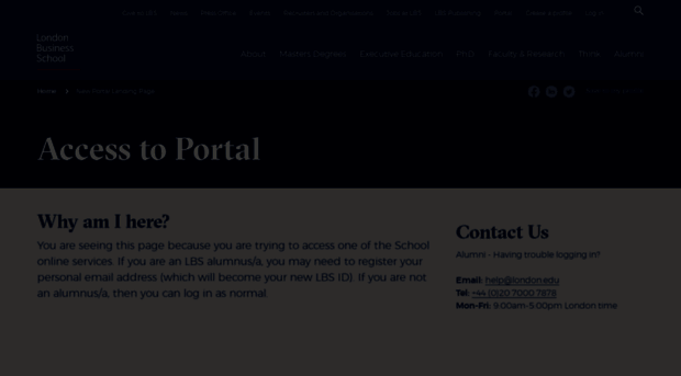 portal.london.edu