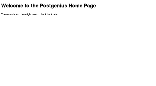 postgenius.com