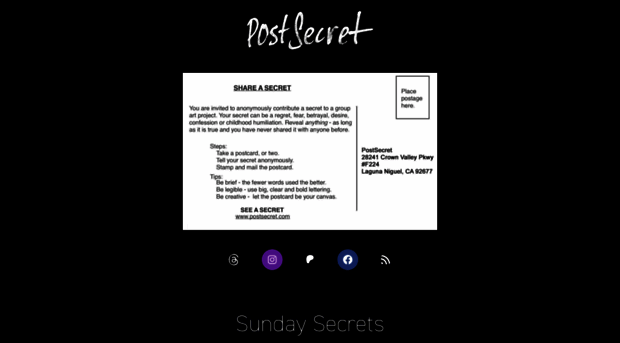 postsecrets.com