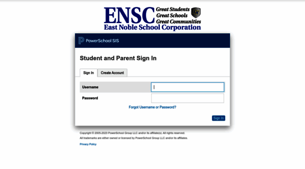 powerschool.eastnoble.net