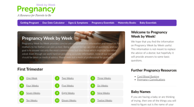 pregnancyweekbyweek.com