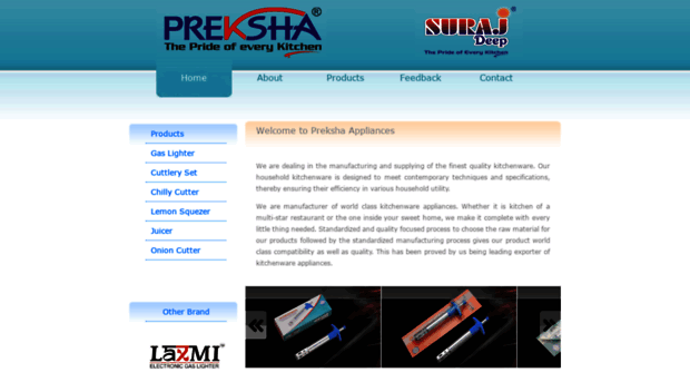 prekshaappliances.com