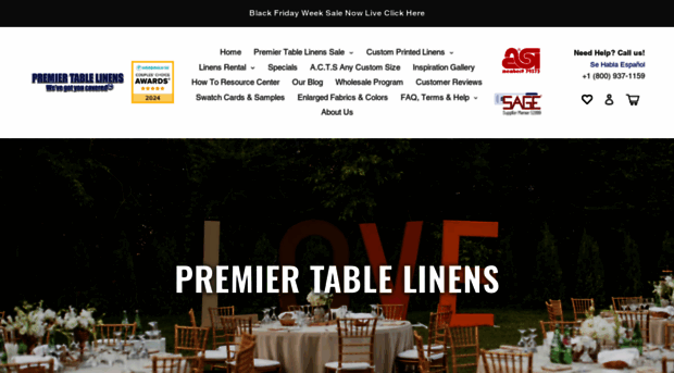 premiertablelinens.com