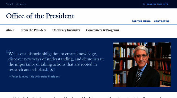 president.yale.edu