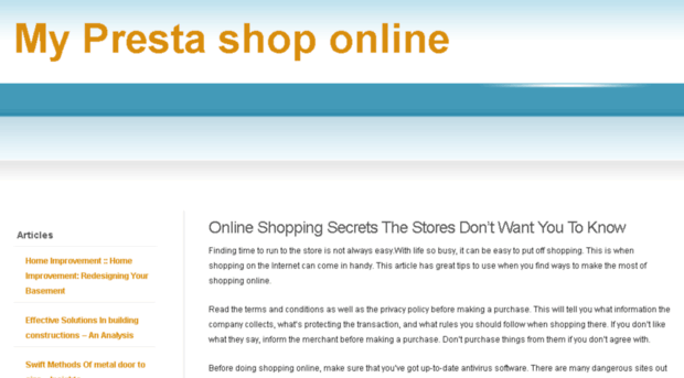 presta-shop.co.uk