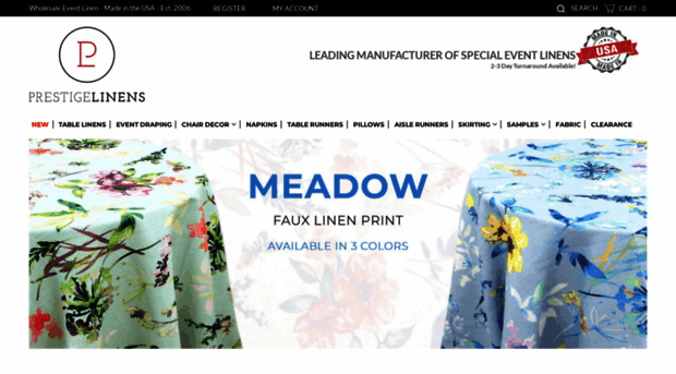 prestigelinens.com