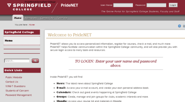pridenet.spfldcol.edu
