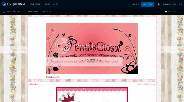 privatecloset.livejournal.com