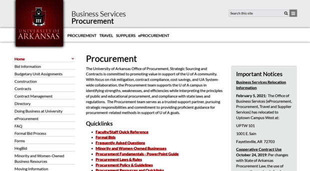 procurement.uark.edu