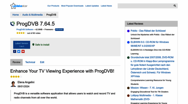 progdvb.updatestar.com