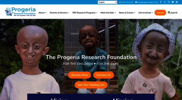 progeriaresearch.org