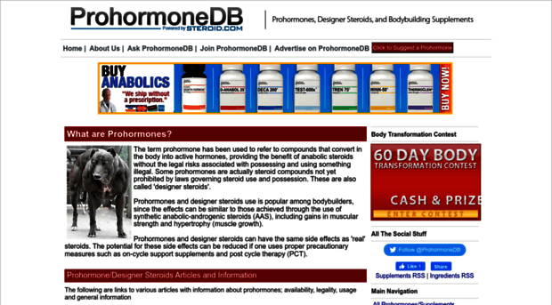 prohormonedb.com