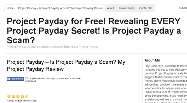 projectpaydayforfree.com