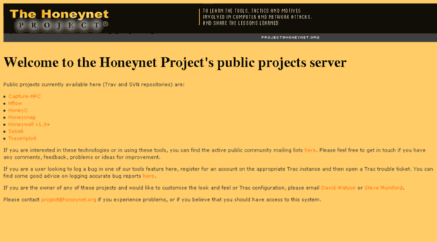 projects.honeynet.org