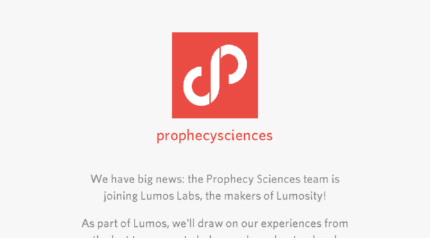 prophecysciences.com
