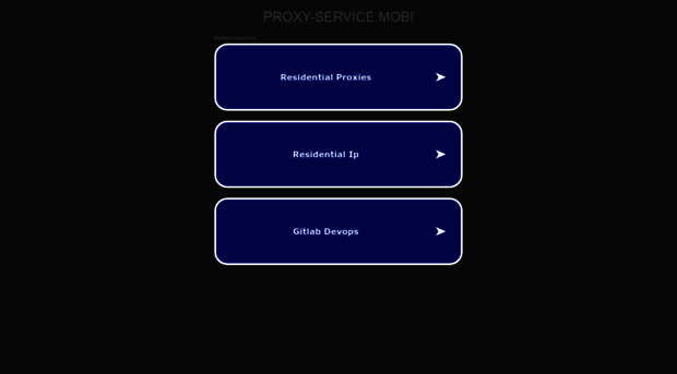 proxy-service.mobi