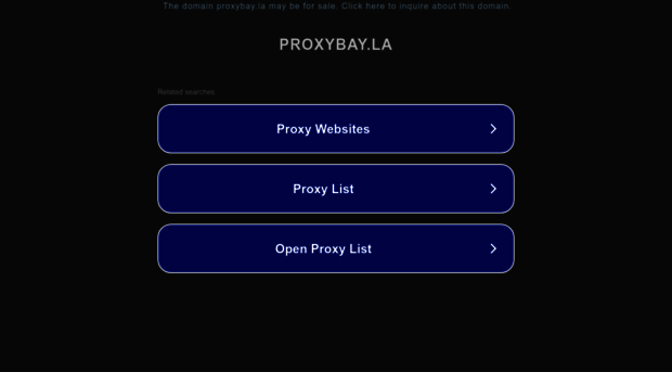 proxybay.la