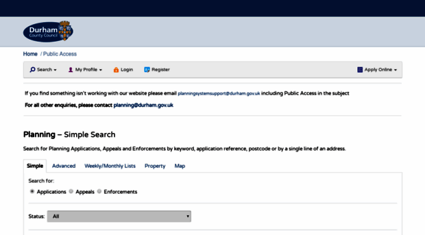 publicaccess.durham.gov.uk